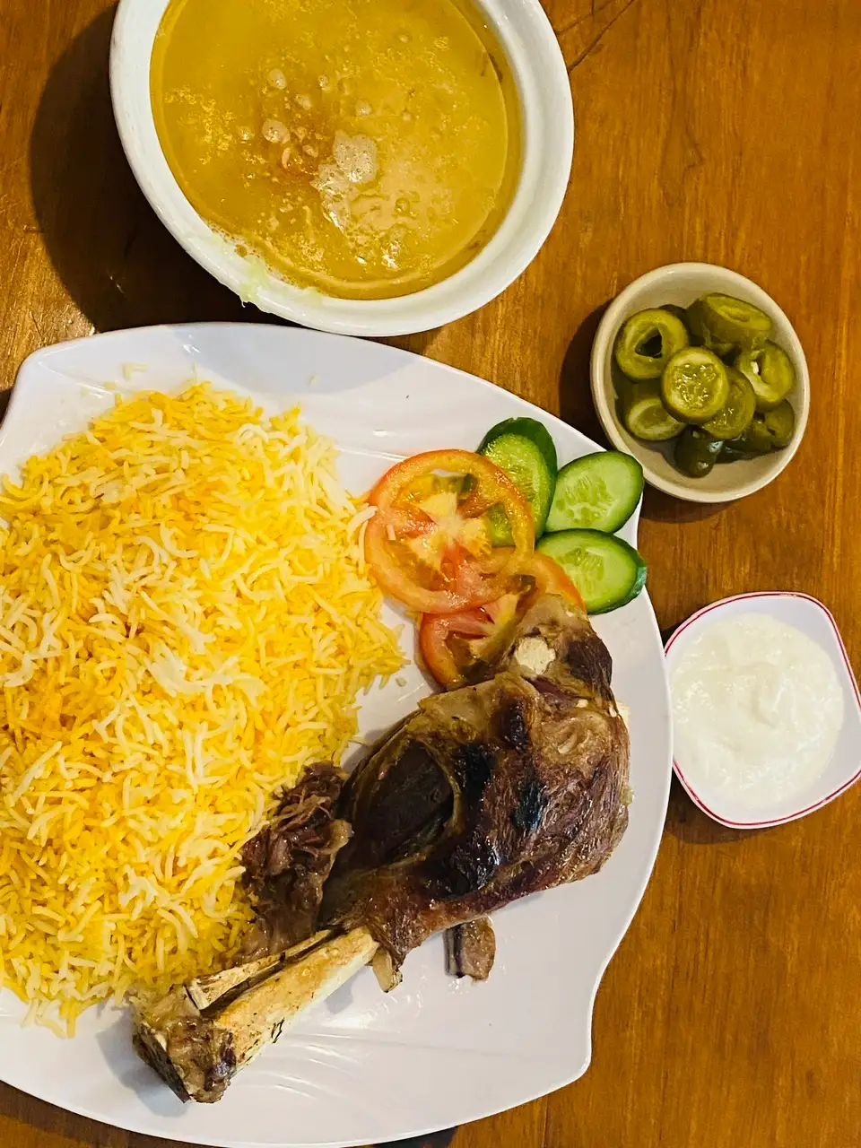 27. COMBO SHANK LAMB + MACARONI SOUP - 339.000 ₫ tại Pyramids Restaurant Halal Good & Coffee - Lê Công Kiều