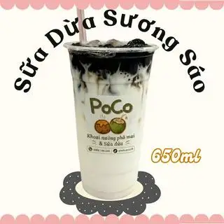 Sữa dừa sương sáo 650ml - 49.000 ₫ tại POCO - Sữa Dừa & Khoai Nướng Phô Mai - Nguyễn Văn Đậu