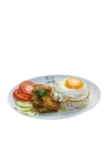 Cơm Gà Sốt Chanh 柠檬鸡扒饭 Lemon Chicken with Rice - 119.000 ₫ tại Cơm Gà Hải Nam Singapore Eat Lah - Nguyễn Trường Tộ