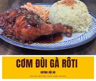 Hình ảnh CƠM ĐÙI GÀ RÔTI
