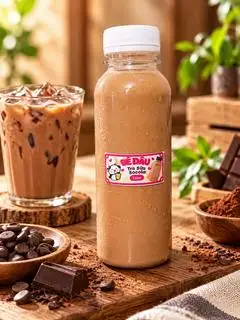 Hình ảnh Trà sữa socolate chai 330 ml 