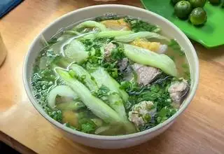 Hình ảnh Bún dọc mùng nước lèo không topping