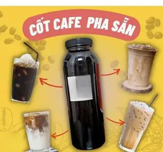 Hình ảnh Cốt cafe pha sẵn đóng chai 330ml