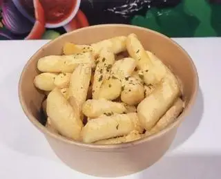 Hình ảnh Tokbokki chiên lắc phô mai