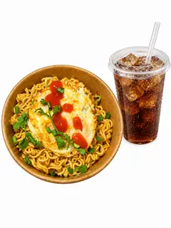Hình ảnh Combo mì trộn basic - 1 ly nước bất kỳ