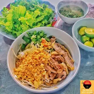 Hình ảnh bún trộn ngan