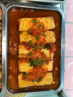 Hình ảnh Đậu nhồi thịt sốt cà chua