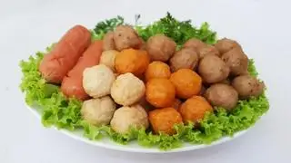 Hình ảnh Combo cá viên sốt mắm tỏi + Coca 