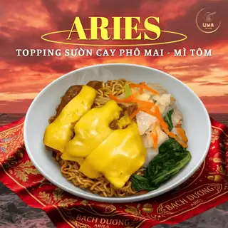 Mì Trộn Sườn Cay Phô Mai - 85.000 ₫ tại Tiệm Mì Uwa - Hoàng Diệu