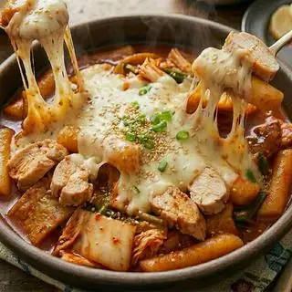 TOkbokki gà cay phô mai - 68.000 ₫ tại Quán Hàn Của Ngoại - Mì Trộn, Canh Súp & Ăn Vặt - Nguyễn Tiểu La