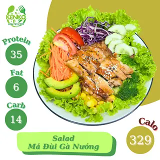 Salad Má Đùi Gà Nướng - 81.000 ₫ tại Kenko Healthy Food - Lê Văn Sỹ