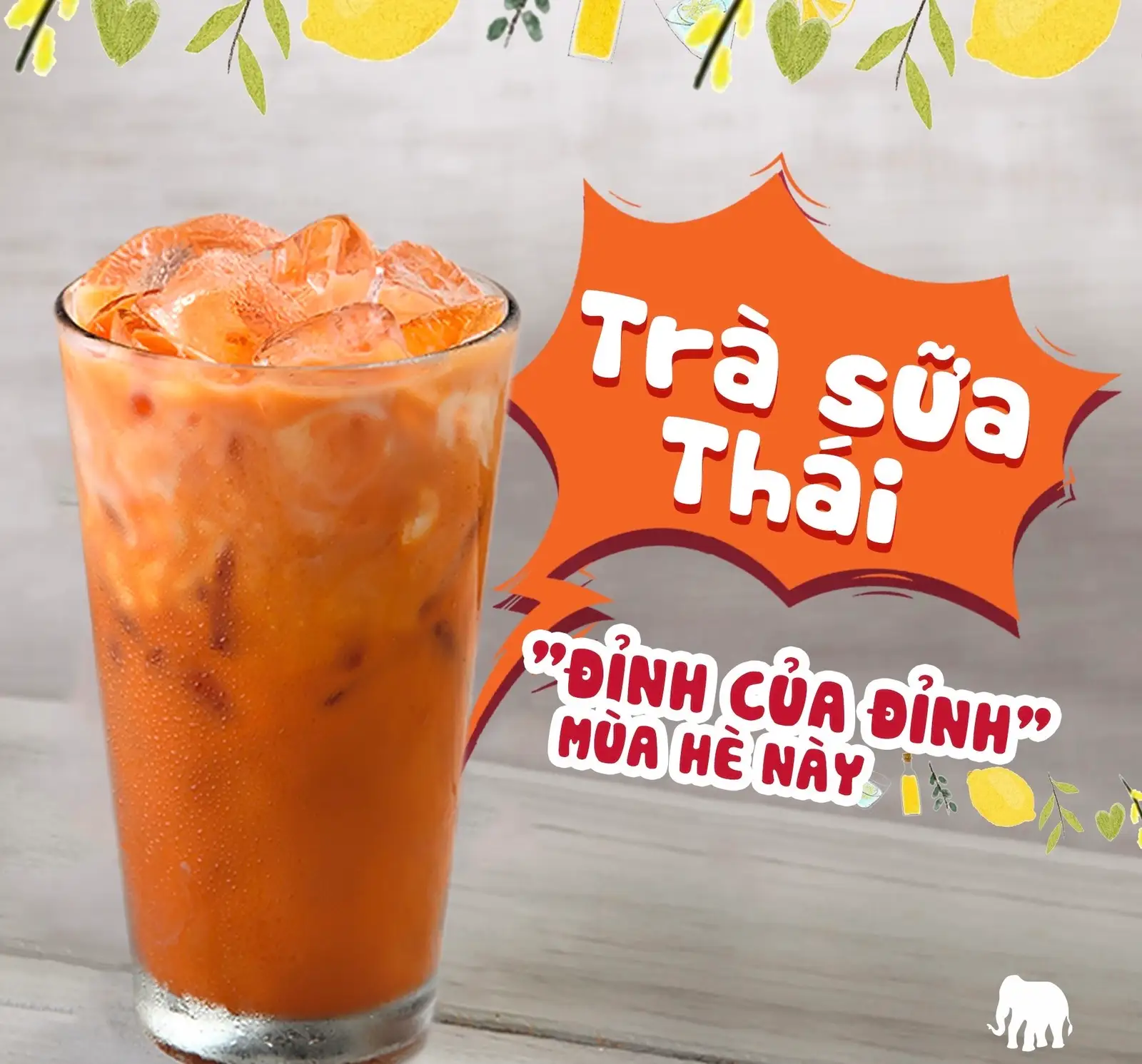 Hình ảnh Trà sữa Thái đỏ