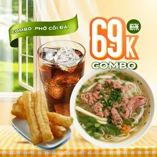 Nạm Viên + Coca + Quẩy - 69.000 ₫ tại Phở Cối Đá - Phan Xích Long