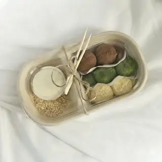 Bánh mochi chấm kem 15 viên mix 3 vị tự chọn - 85.000 ₫ tại OCHA-NYA - Tiệm Matcha - Trần Đình Xu