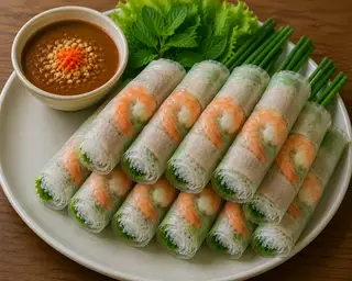 combo 10 gỏi cuốn tôm thịt - 125.000 ₫ tại Gỏi Cuốn Chế Kiều - Nơ Trang Long