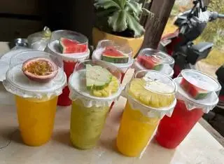 Hình ảnh Nước ép cam - táo