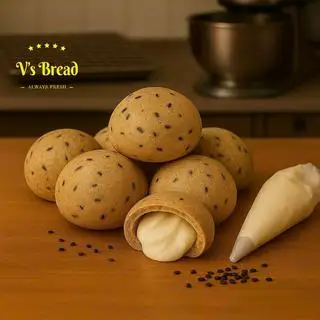 Bánh mè Hàn Quốc nhân su kem 3pcs - 56.000 ₫ tại V's Bread - Bánh Kem & Bánh Mì - Trường Chinh