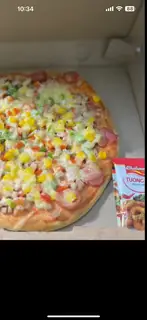 piza xúc xích  + ly coca - 150.000 ₫ tại Khoai Lang Bong Bóng Sonic - Bùi Minh Trực