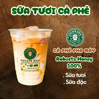 Gucafe - Sữa Tươi Cà Phê - Fresh Milk Coffee (Size M - 500ml) - 38.000 ₫ tại GUCAFE - Lan Toả Cà Phê Việt - Huỳnh Tấn Phát