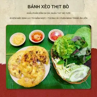 Bánh Xèo Thịt Bò ( Phần 04 cái )  - 85.000 ₫ tại Bánh Xèo Cô Vân - Đặc Sản Bình Định - Phan Xích Long