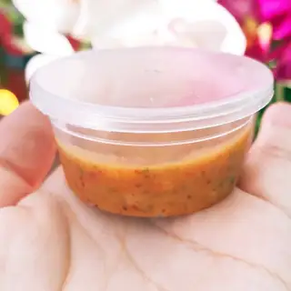 SỐT CHẤM MUỐI SỮA ĐỎ - 6.000 ₫ tại Chân Gà Sả Tắc & Chân Gà Sốt Thái - Bếp Nhà Thỏ - Tân Sơn Nhì