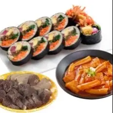 Kimbap - bánh gạo cay - dồi heo - 235.125 ₫ tại KIMGANE KIMBAP - Món Hàn - Lê Thánh Tôn
