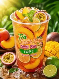 Hình ảnh Trà Chanh Đào 