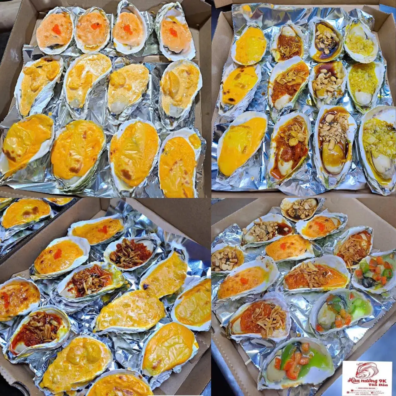 Set 12 hàu Nhật nướng 4 vị tự chọn  - 159.000 ₫ tại Hàu Nướng 9k - Tôn Đản