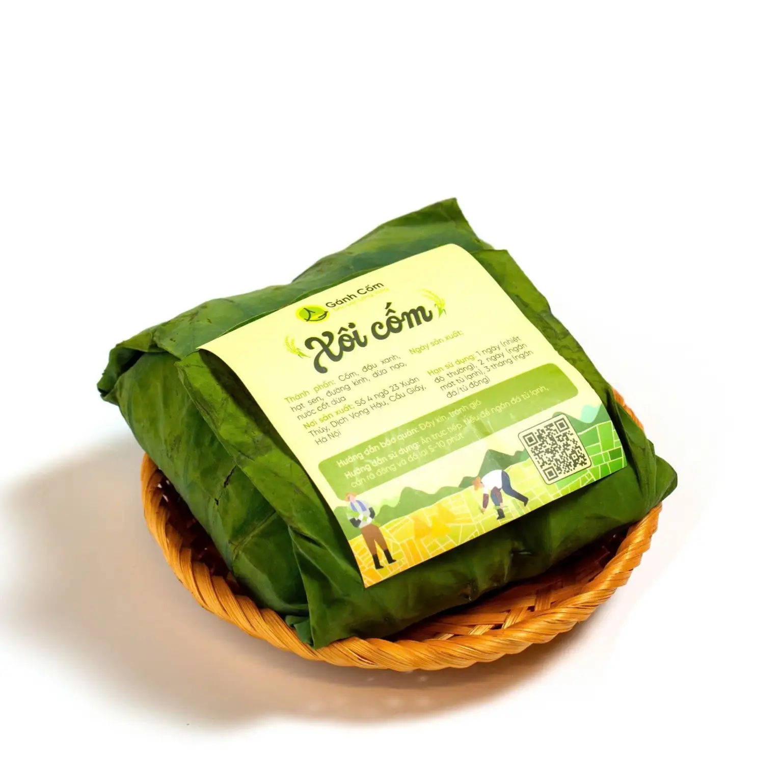 Hình ảnh 2 gói xôi cốm 250g