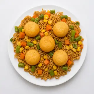 Hình ảnh Mì trộn đậu hũ phô mai 