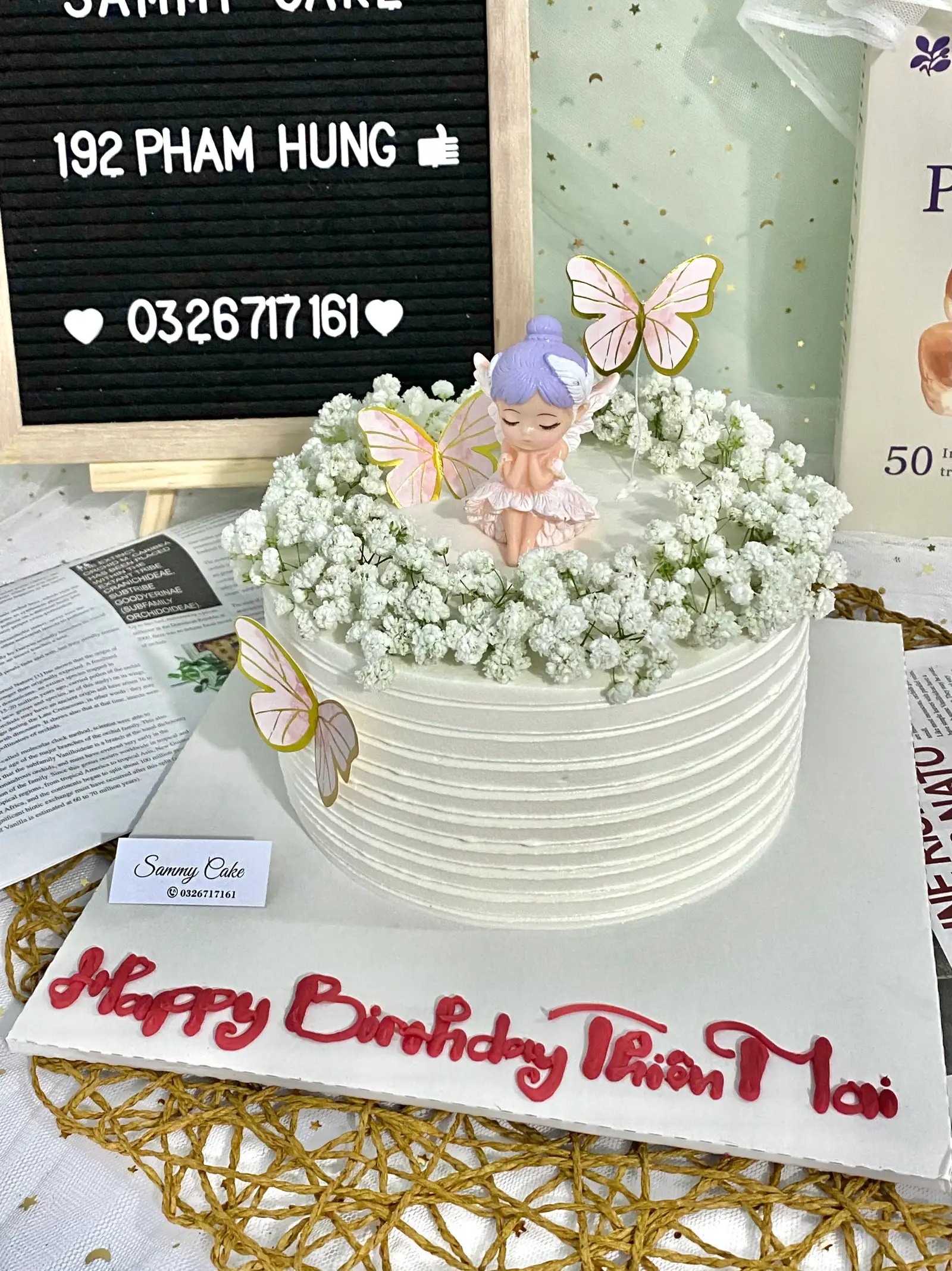 Bánh kem cho bé gái - 300.000 ₫ tại Sammy Cake - Bánh Kem, Bánh Sinh Nhật & Bánh Mì Ngọt - Phạm Hùng