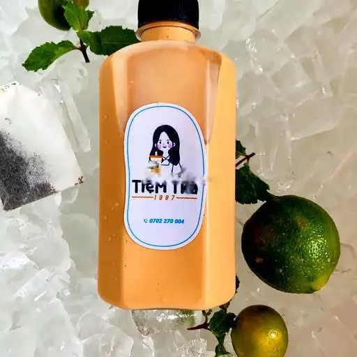 Hình ảnh Trà sữa thái đỏ chai 330ml