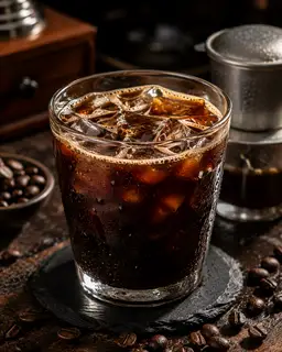 Cà phê đen đá - 22.000 ₫ tại Cà Phê Và Ăn Vặt Cô Duyên - Rau Má & Chân Gà Sốt Thái - Hồng Bàng