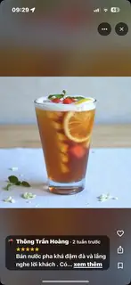 Hình ảnh Trà trái cây kem macchiato