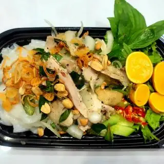 Bánh Ướt Gà Xé - Trứng Non - 70.000 ₫ tại Anh Ba Béo - Bánh Ướt Lòng Gà - Lê Đức Thọ