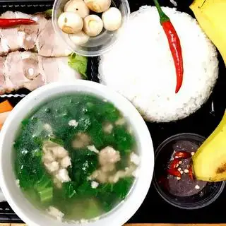 Combo 1 - cơm thịt luộc - 65.000 ₫ tại Quán Cơm Bắc - Cơm Văn Phòng - 38 Nguyễn Phúc Nguyên