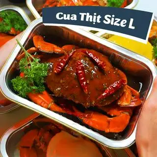 Cua Thịt Size (L) Sốt Tiêu Đen Hong Kong - 349.000 ₫ tại Crabi - Cua & Sốt Thăng Hoa - Thành Thái