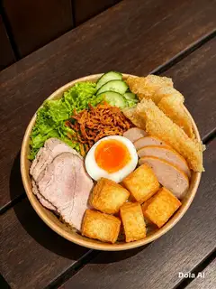 Hình ảnh bún nước tương thập cẩm 