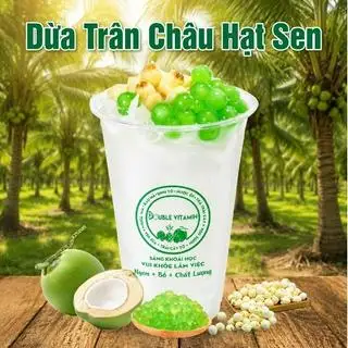 Nước dừa trân dừa lá dứa - 38.000 ₫ tại  Double Vitamin 1 - Nước Dừa Mix, Nước Mía Mix & Rau Má Mix - Thống Nhất