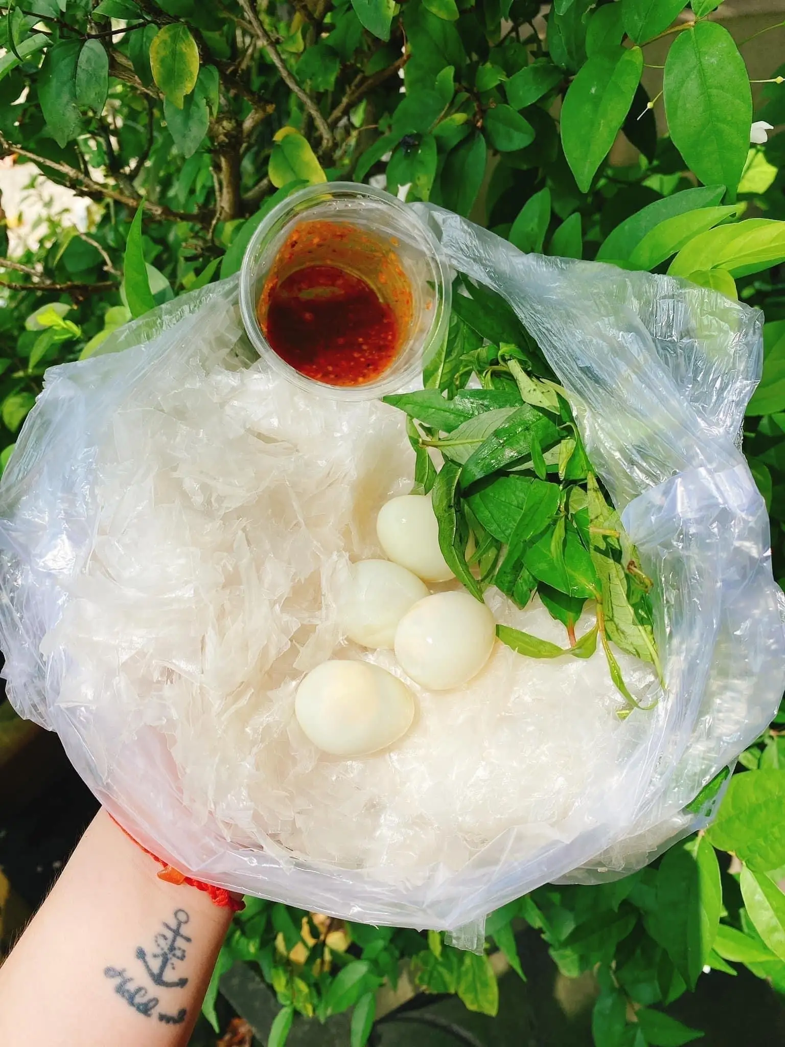 Bánh Tráng Chấm - 35.000 ₫ tại Bánh Tráng Trộn Cô Trang - Lê Văn Lương
