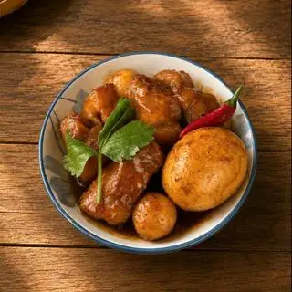 Hình ảnh Cơm thịt kho trứng
