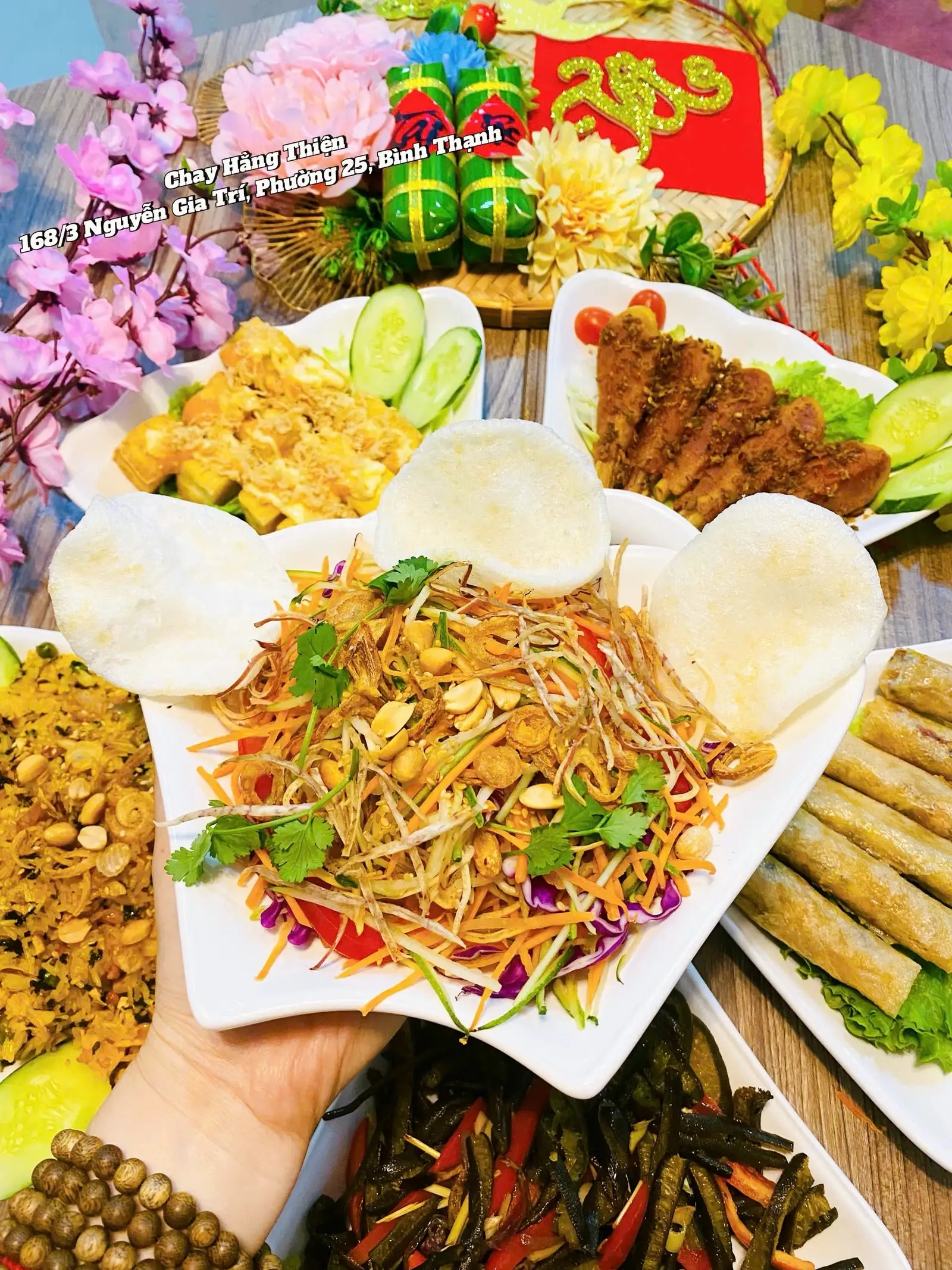 Gỏi khoai môn hỷ lạc - 69.000 ₫ tại Lẩu Chay Hằng Thiện Bình Thạnh - Nguyễn Gia Trí