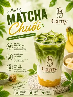 Hình ảnh Matcha chuối