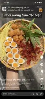 Hình ảnh Bánh tráng trộn phơi sương tóp mỡ