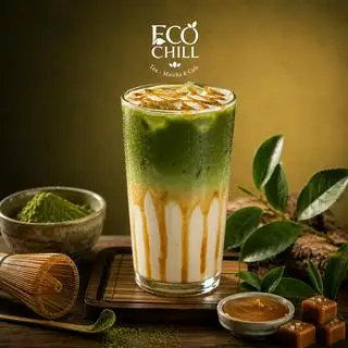 Matcha Late Caramel  - 45.000 ₫ tại Trà Trái Cây Tươi, Matcha & Cafe EcoChill - Chung Cư EcoGreen