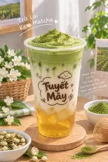 Hình ảnh Trà Lài Kem Matcha