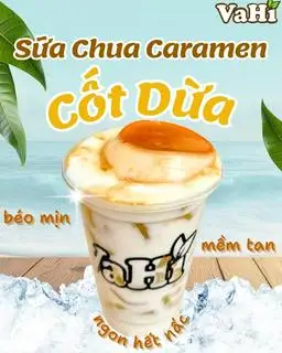 Hình ảnh sữa chua caramen cốt dừa