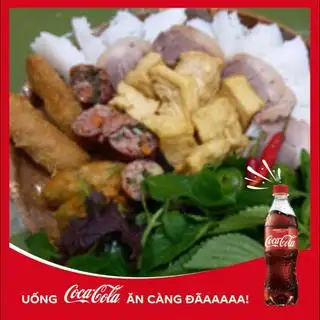 Hình ảnh Bún đậu đầy đủ không thịt luộc + Coca