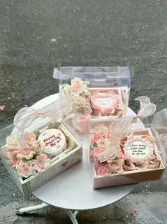 Hình ảnh Set hoa bánh LOVE( hoa lụa), đặt trước 2-3h hoa tươi 0-9/610261)32