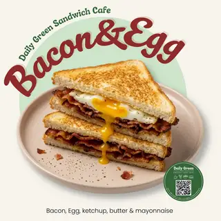 Hình ảnh Sandwich Trứng & thịt heo hun khói - Bacon & egg